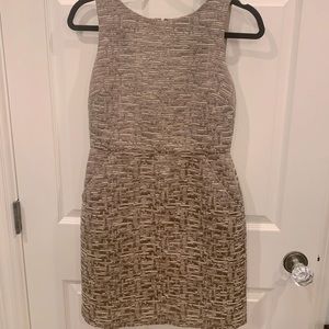 Tweed sleeveless dress